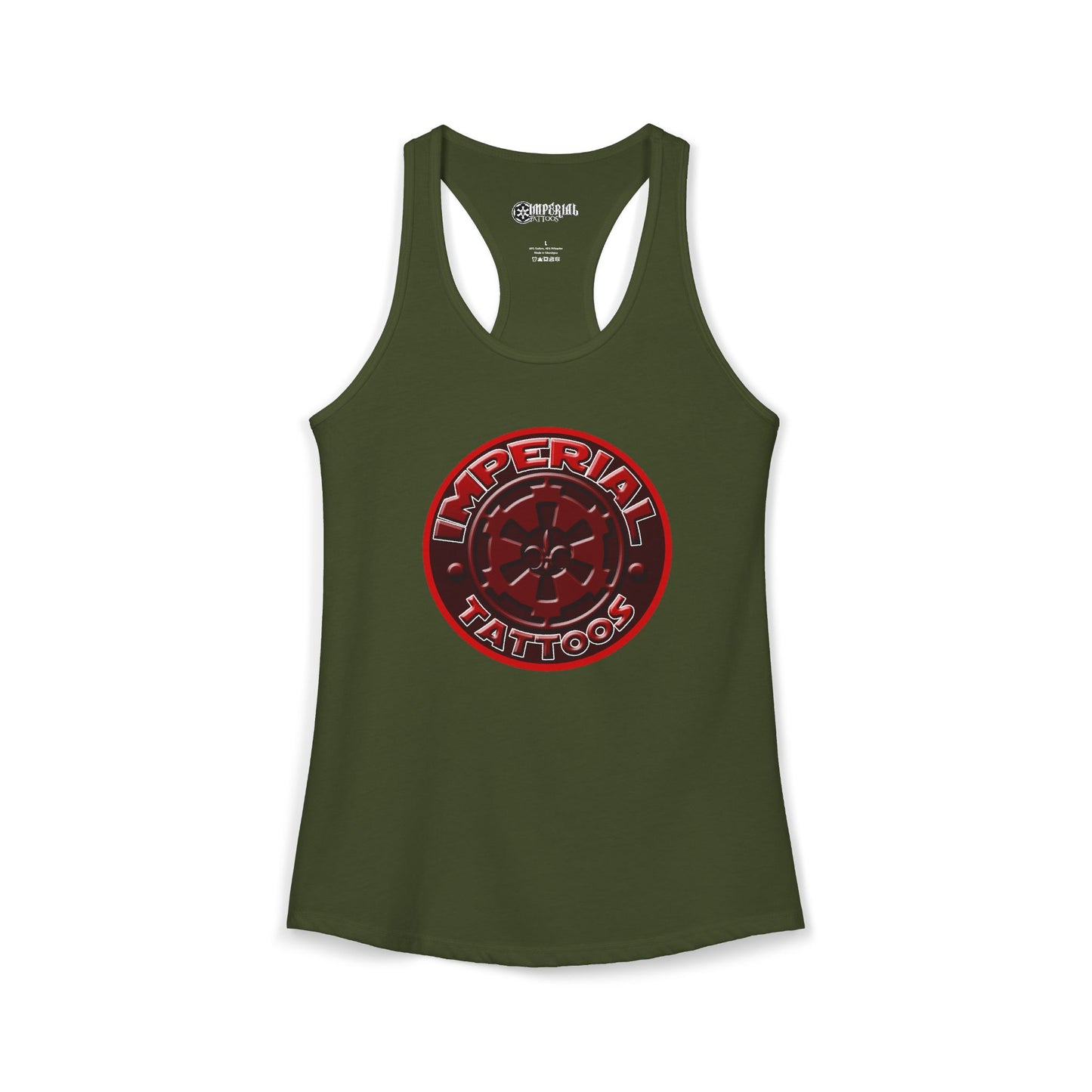 Women's Racerback Tank Imperial Tattoos 2016 COG RED