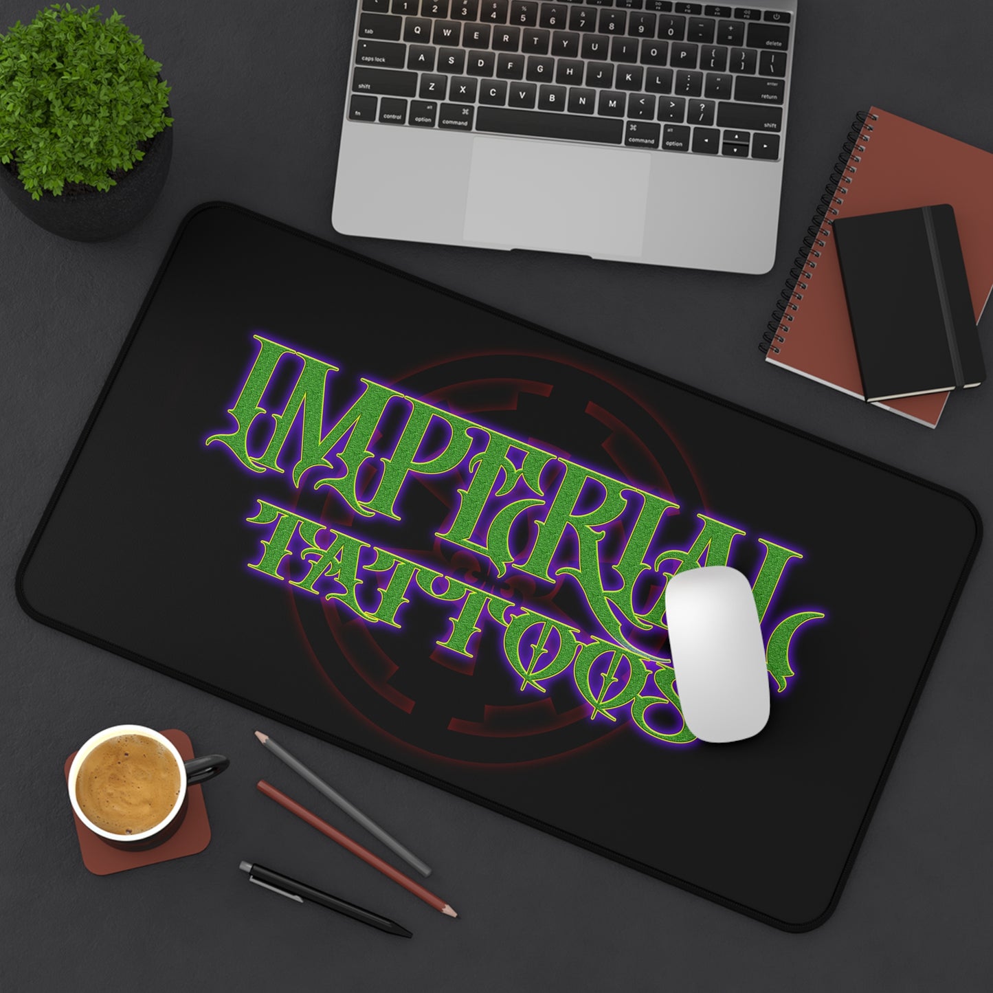 Imperial Tattoos Gothic Desk & Gun Mat 12"x22"