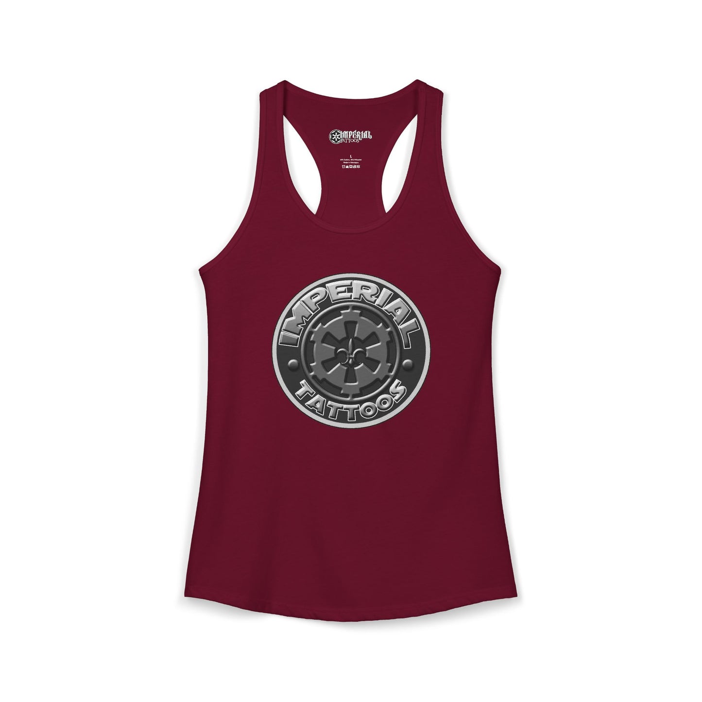 Women's Racerback Tank Imperial Tattoos 2016 COG GREY