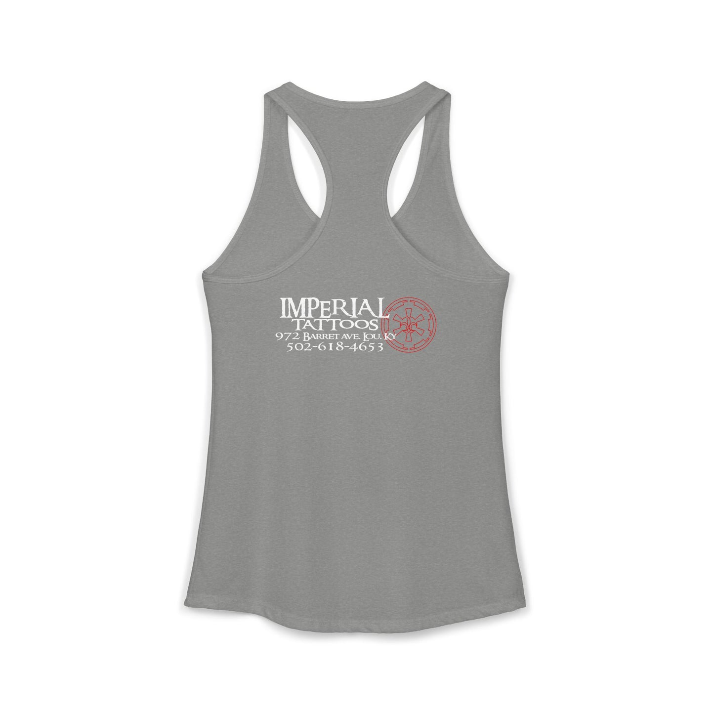 Women's Racerback Tank Imperial Tattoos 2014 COG GOLD