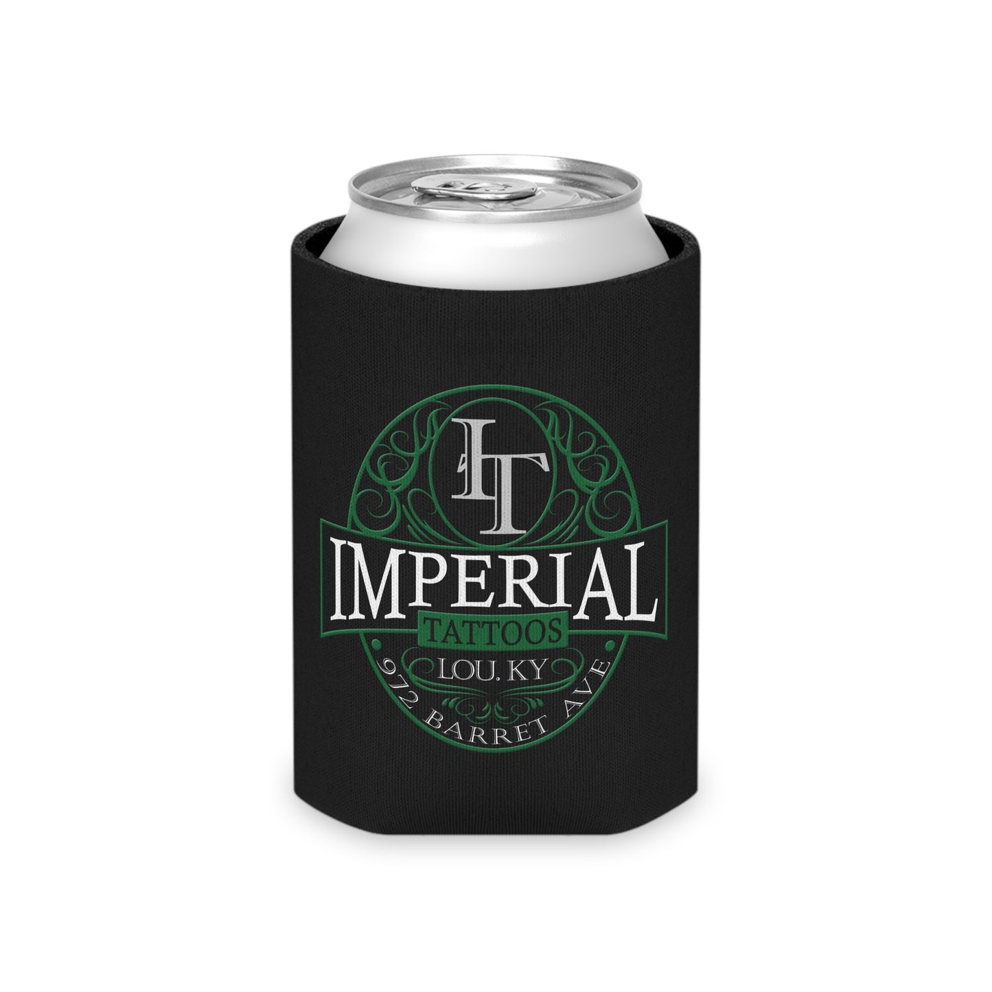 Koozie | Smokers Green | Stylish Can Cooler with QR Code | Perfect for Events, Gifts, BBQs, and Picnics