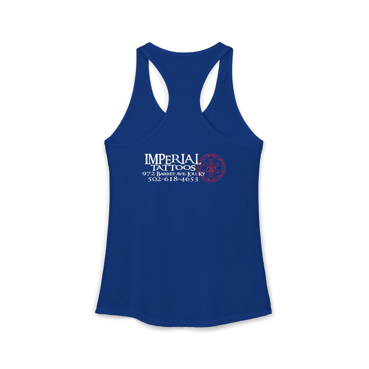 Women's Racerback Tank Imperial Tattoos 2016 COG RED