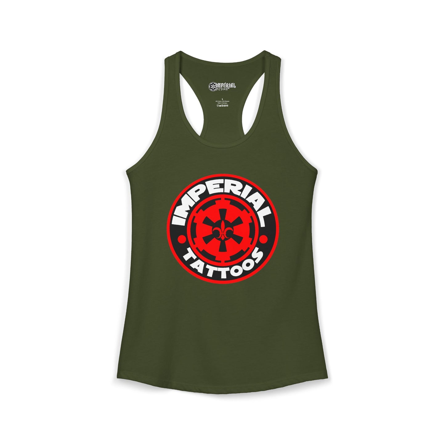Women's Racerback Tank Imperial Tattoos 2014 COG RED