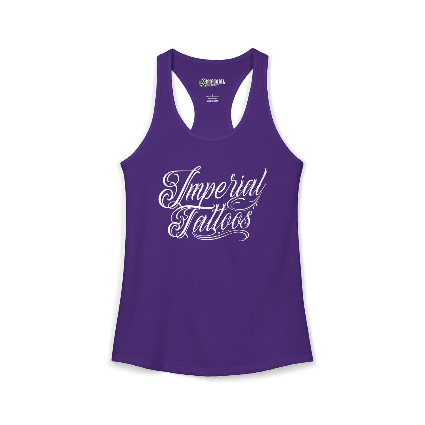 Women's Racerback Tank Imperial Tattoos Beautiful Disaster