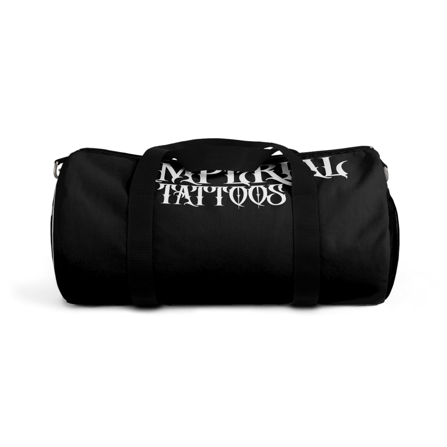 Black Imperial Tattoos  Duffel Bag — 'Imperial Tattoos' Gym & Travel Bag