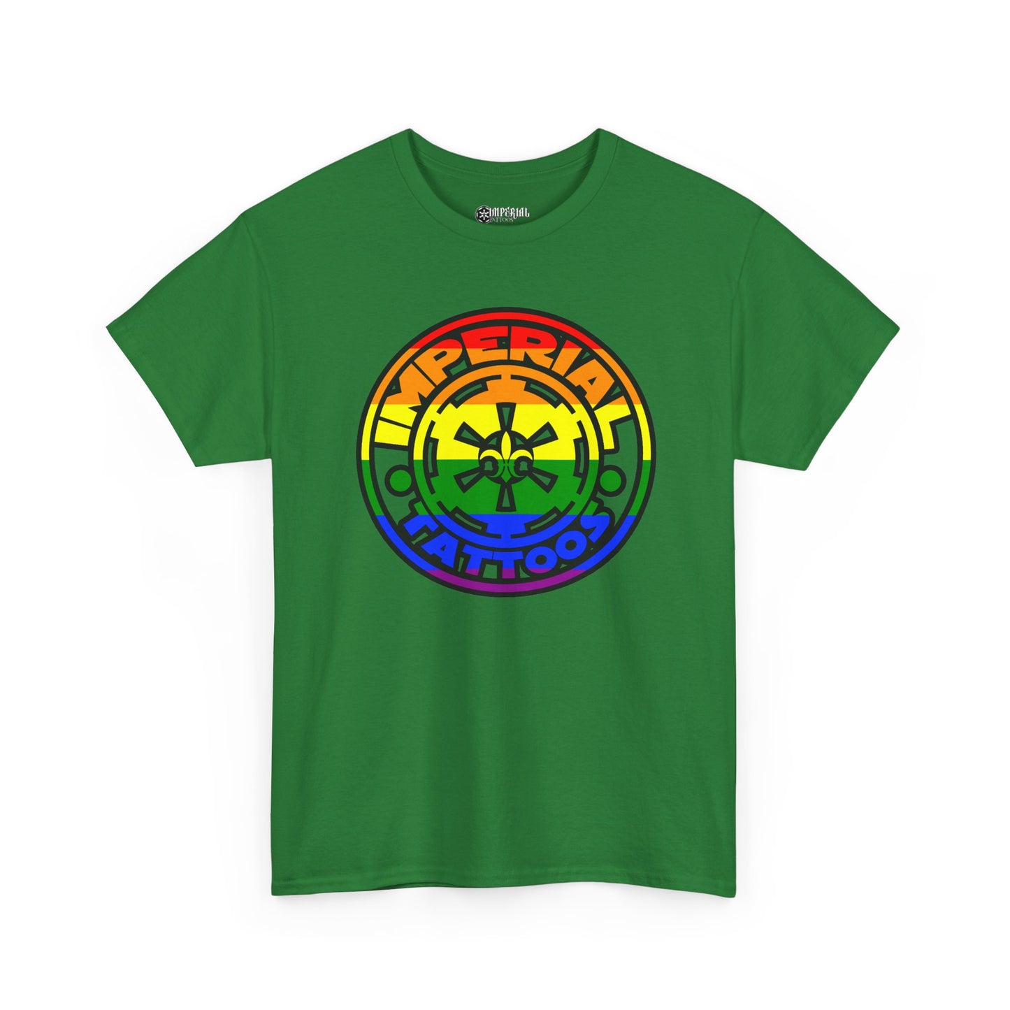 Pride | 2010 Cog | Colorful Graphic Unisex Heavy Cotton Tee, Pride Symbol Tee, Tattoo Studio Merchandise, LGBTQ+ Apparel, Casual T-Shirt