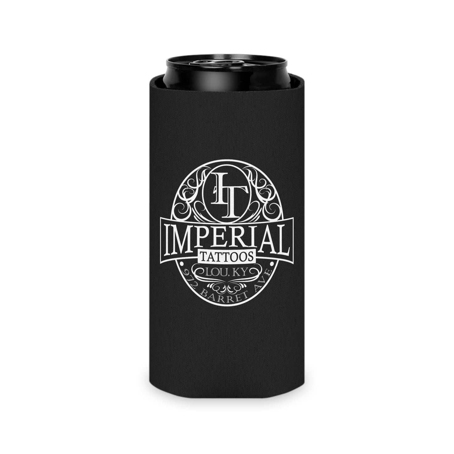 Koozie | Smokers White | Stylish Can Cooler with QR Code | Perfect for Events, Gifts, BBQs, and Picnics