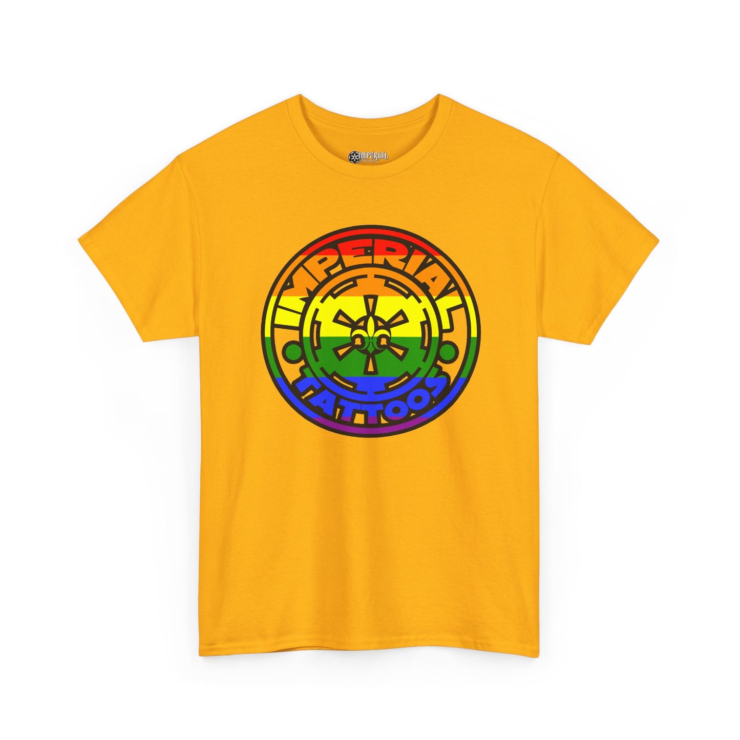 Pride | 2010 Cog | Colorful Graphic Unisex Heavy Cotton Tee, Pride Symbol Tee, Tattoo Studio Merchandise, LGBTQ+ Apparel, Casual T-Shirt