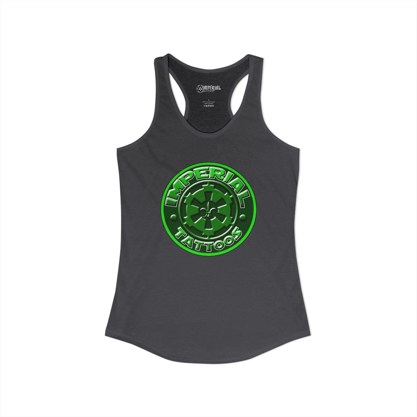 Women's Racerback Tank Imperial Tattoos 2016 COG GREEN
