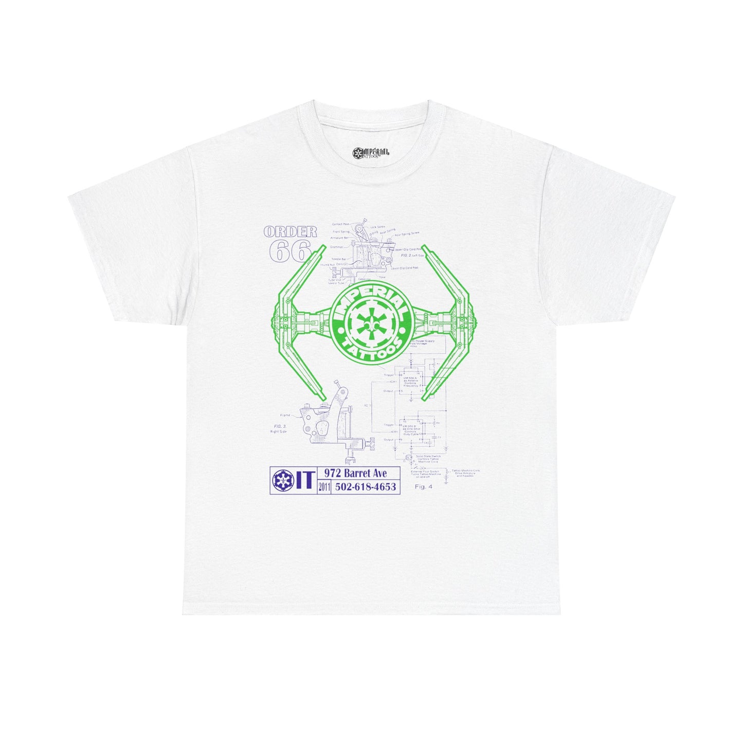 Schematic Green/Purple T-Shirt