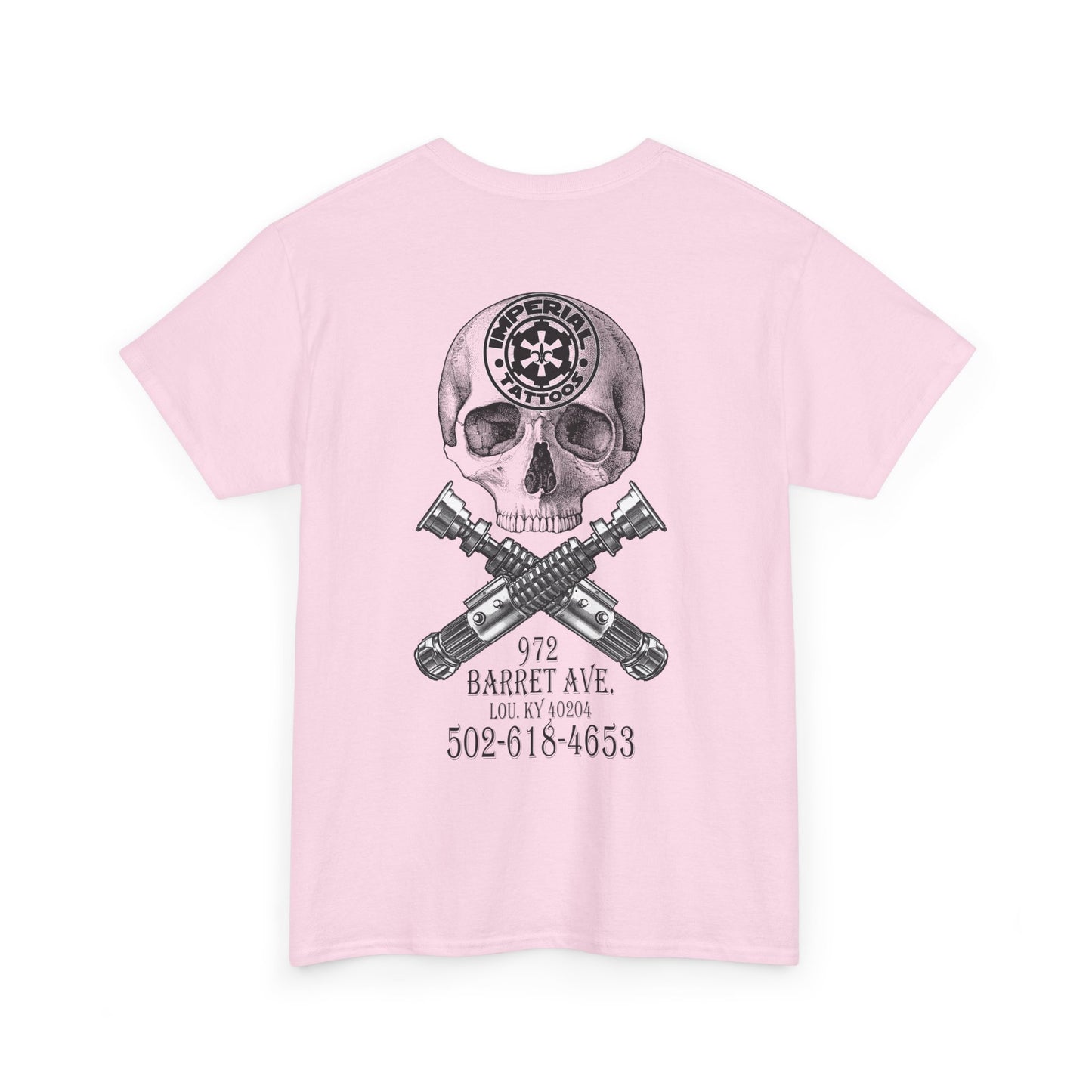 Skull Sabers | Black and gray | Unisex Heavy Cotton Tee with Skull & Crossed Sabers Design, Casual Streetwear, Graphic Tee for Everyday Wear, Gift for Him, Rebel Style [...]