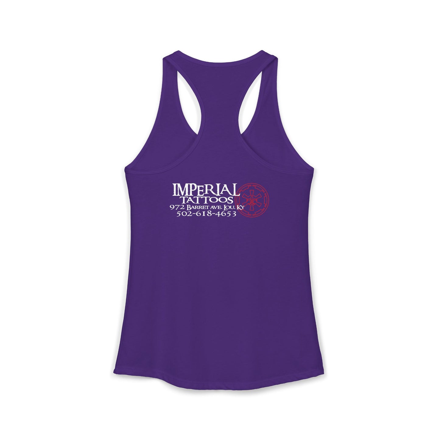 Women's Racerback Tank Imperial Tattoos 2016 COG GREY