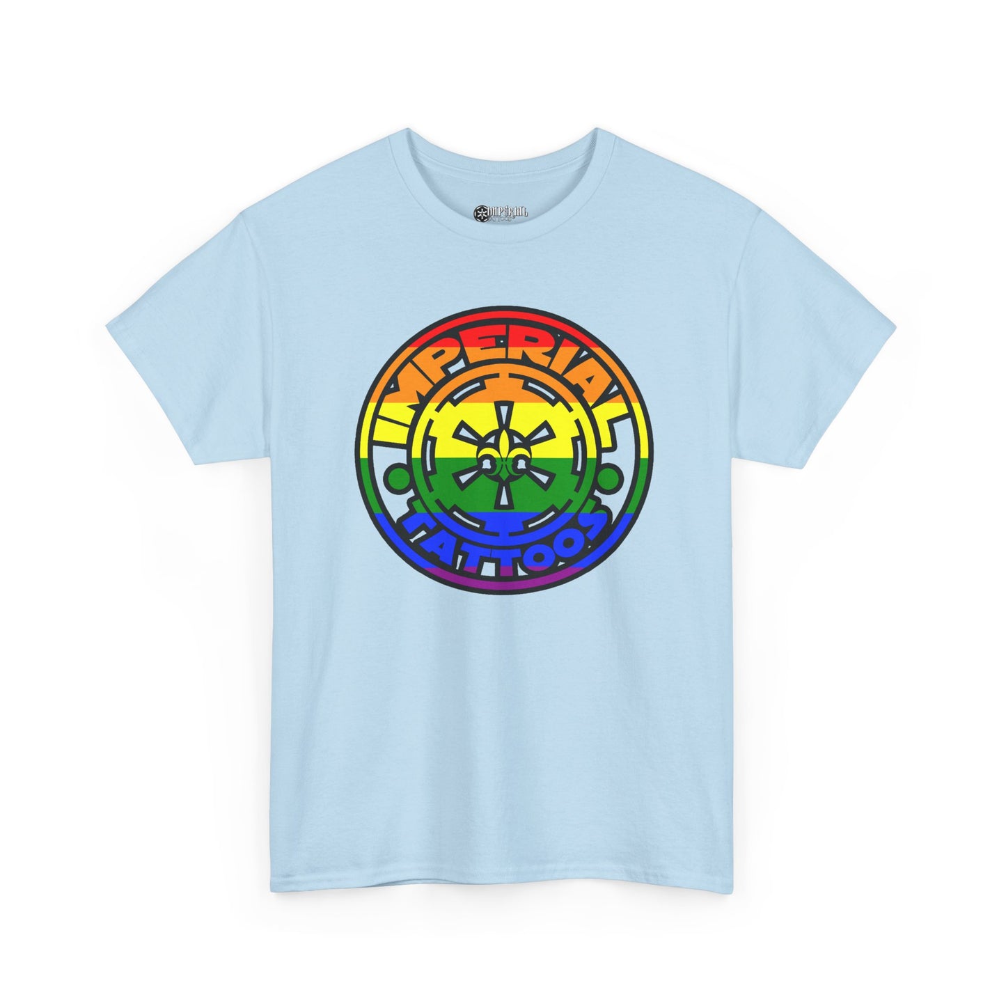 Pride | 2010 Cog | Colorful Graphic Unisex Heavy Cotton Tee, Pride Symbol Tee, Tattoo Studio Merchandise, LGBTQ+ Apparel, Casual T-Shirt