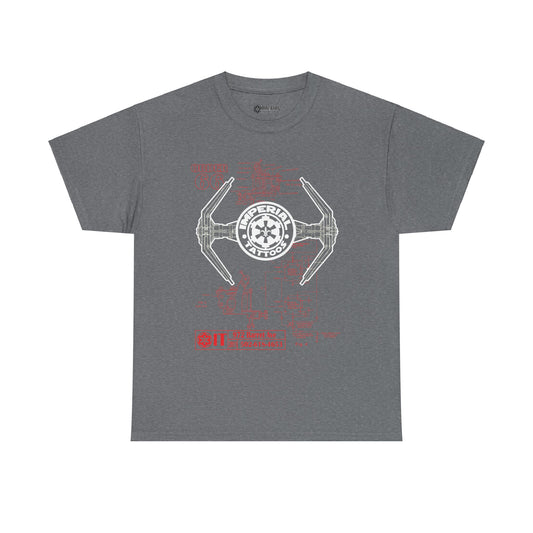 Schematic White/Red T-Shirt