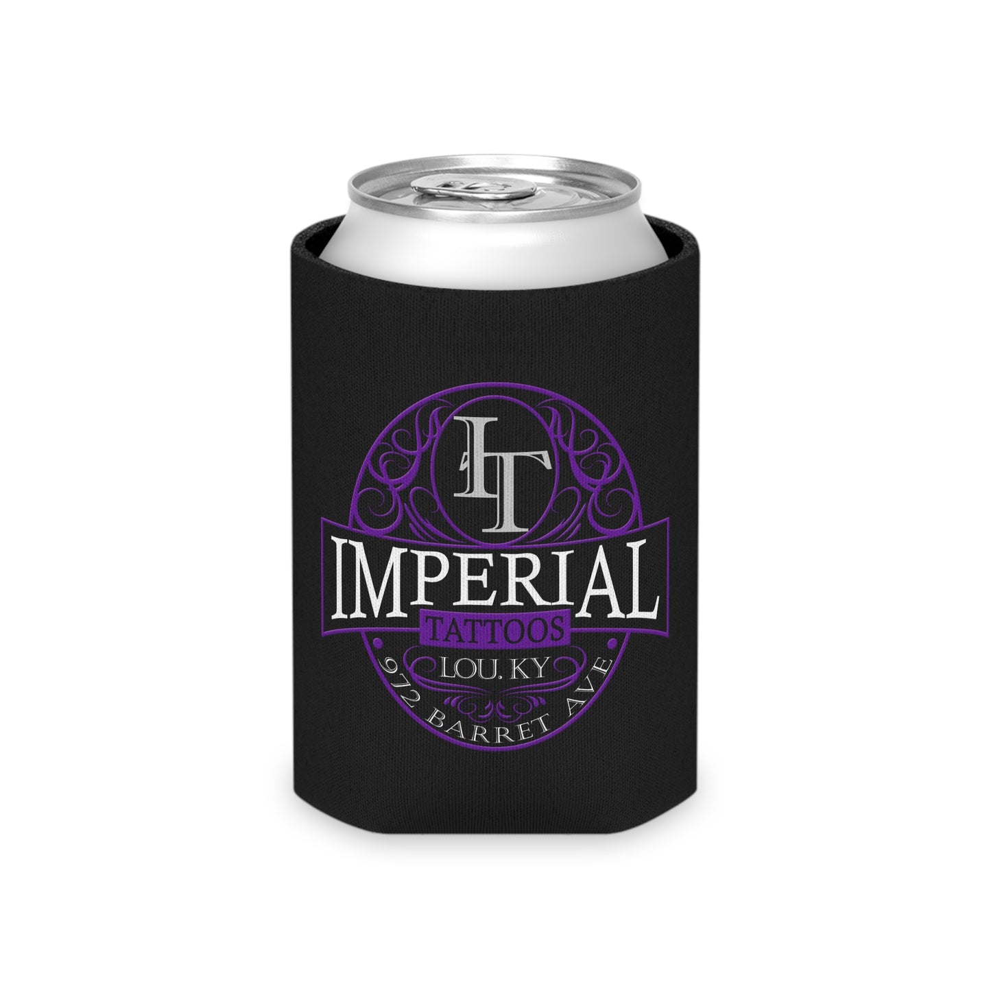 Koozie | Smokers Purple | Stylish Can Cooler with QR Code | Perfect for Events, Gifts, BBQs, and Picnics