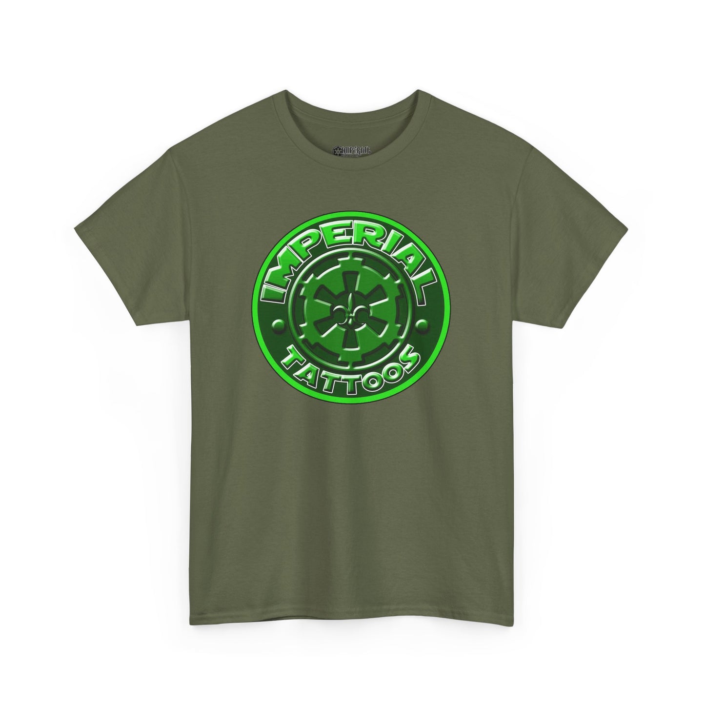 Imperial Tattoos Green Logo T-Shirt - Fresh and Bold