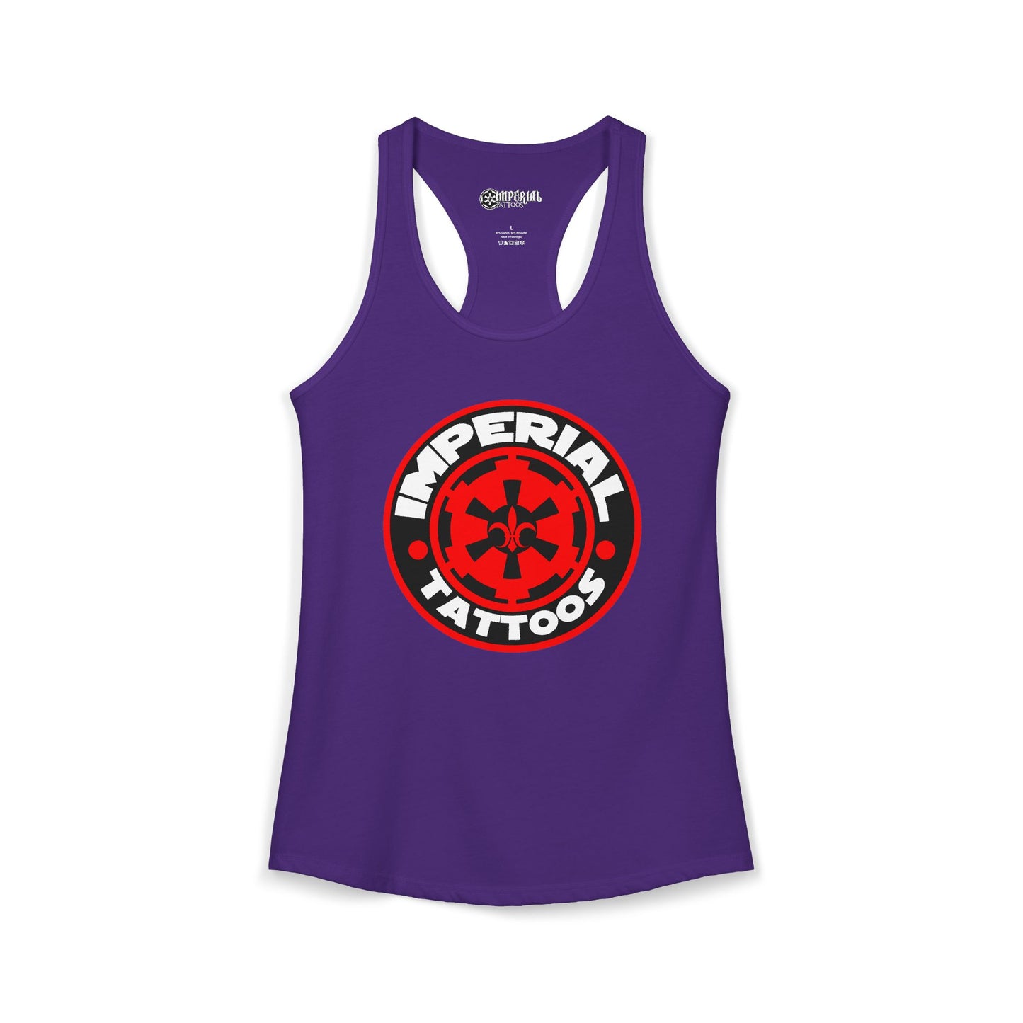 Women's Racerback Tank Imperial Tattoos 2014 COG RED
