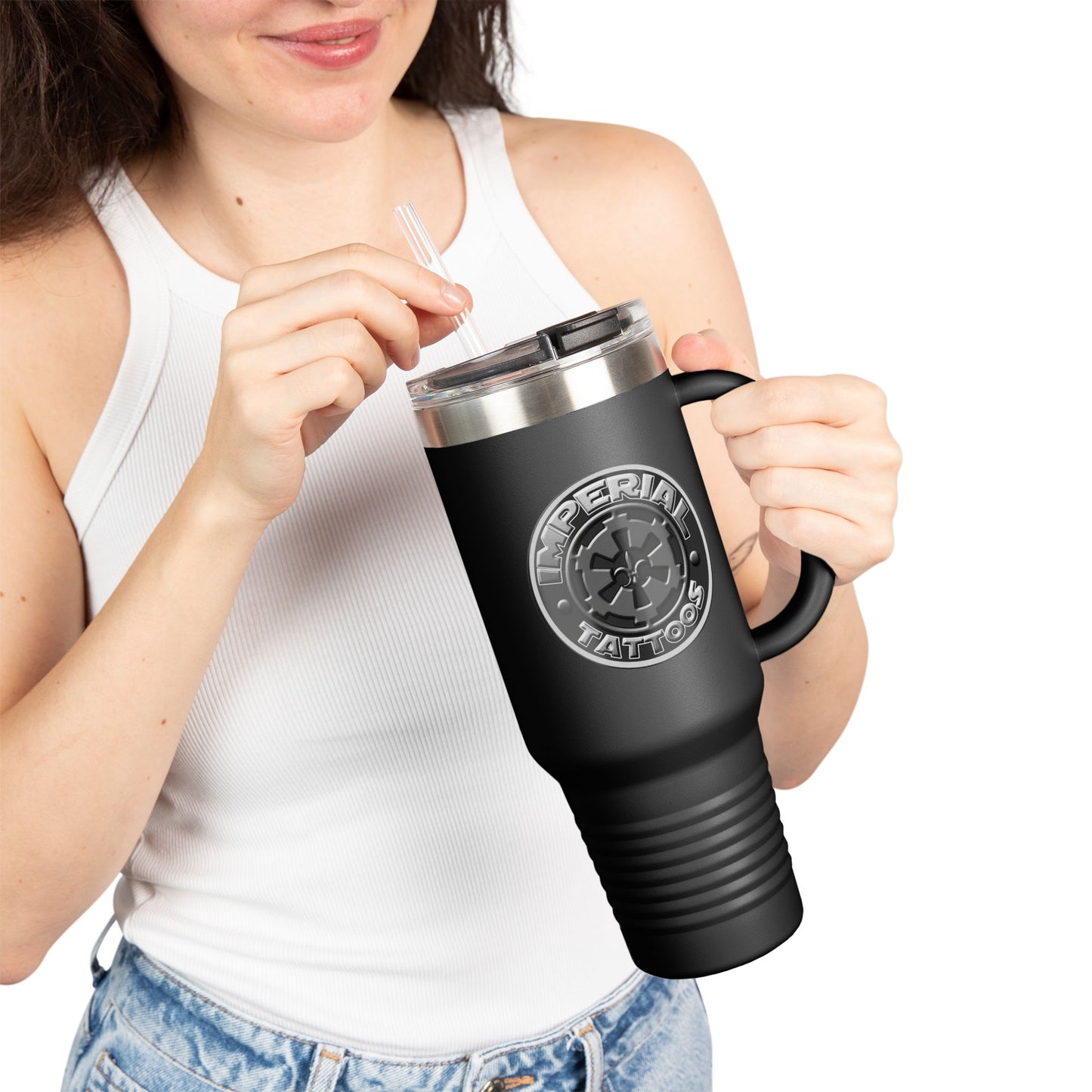 Imperial Tattoos 40oz Insulated Tumbler