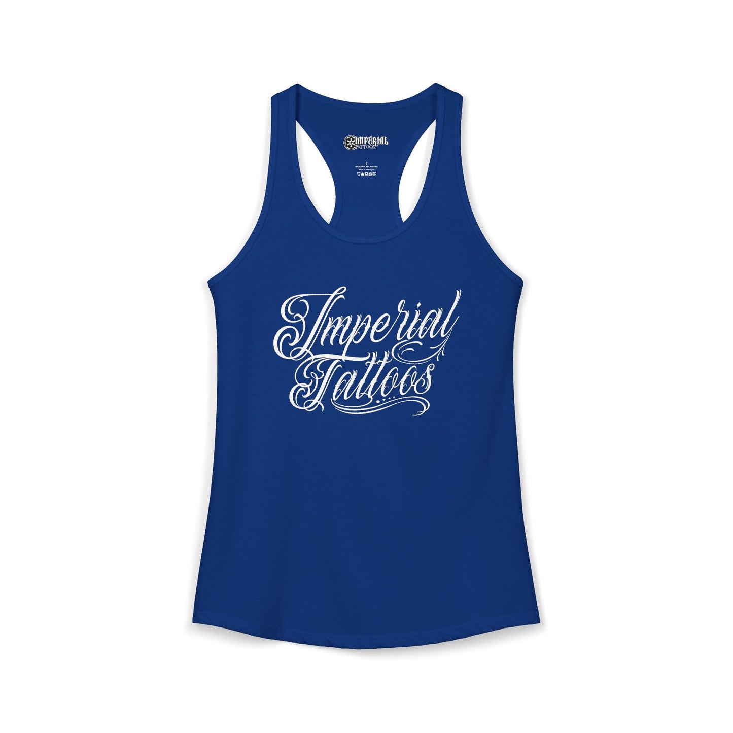 Women's Racerback Tank Imperial Tattoos Beautiful Disaster
