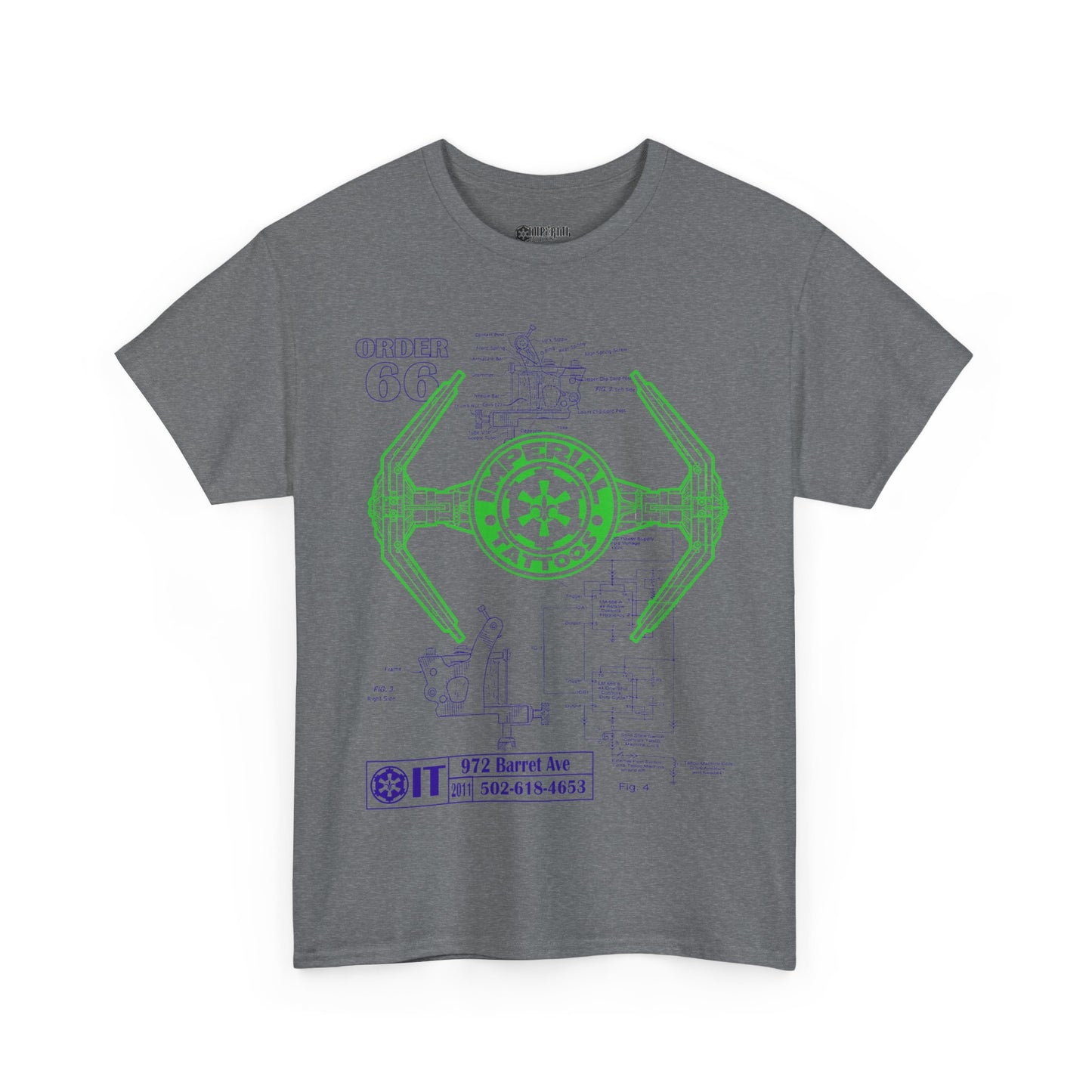 Schematic Green/Purple T-Shirt