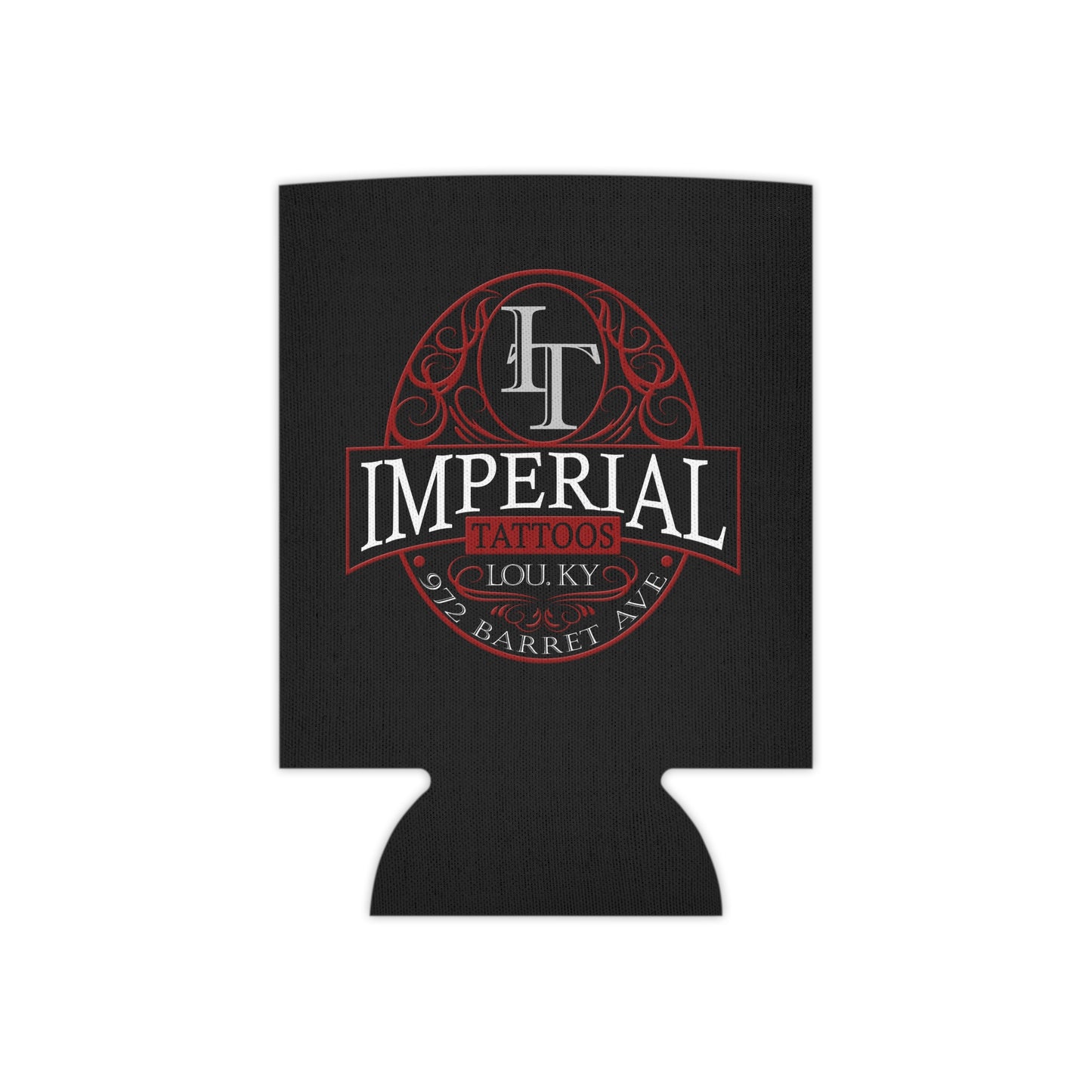 Koozie | Red Smokers | Stylish Can Cooler with QR Code | Perfect for Events, Gifts, BBQs, and Picnics