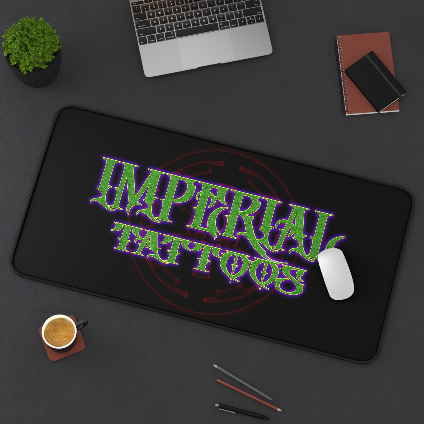 Imperial Tattoos Gothic Desk & Gun Mat