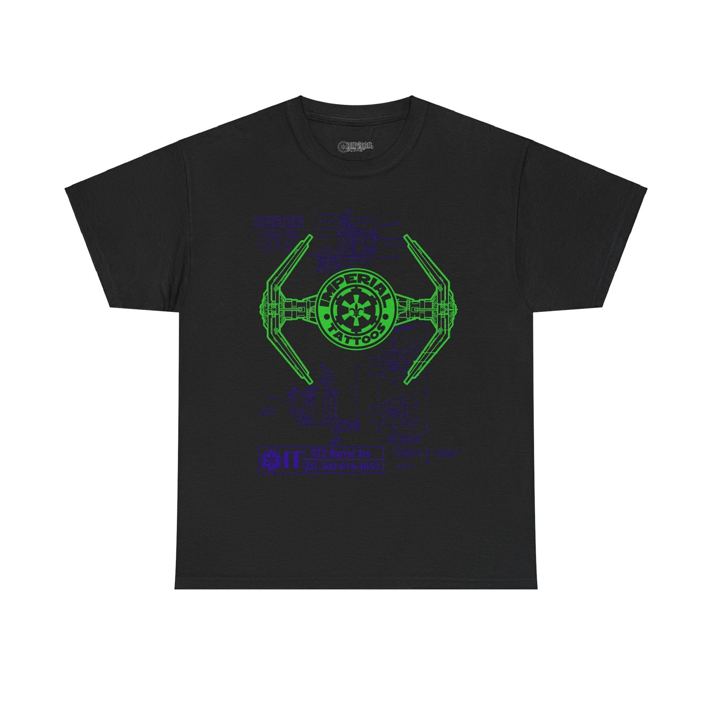 Schematic Green/Purple T-Shirt