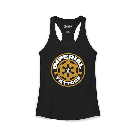 Women's Racerback Tank Imperial Tattoos 2014 COG GOLD