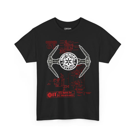 Schematic White, Red | T-Shirt, Graphic Tee, Movie Merchandise, Unisex Heavy Cotton Tee, Geek Fashion, Sci-Fi Apparel