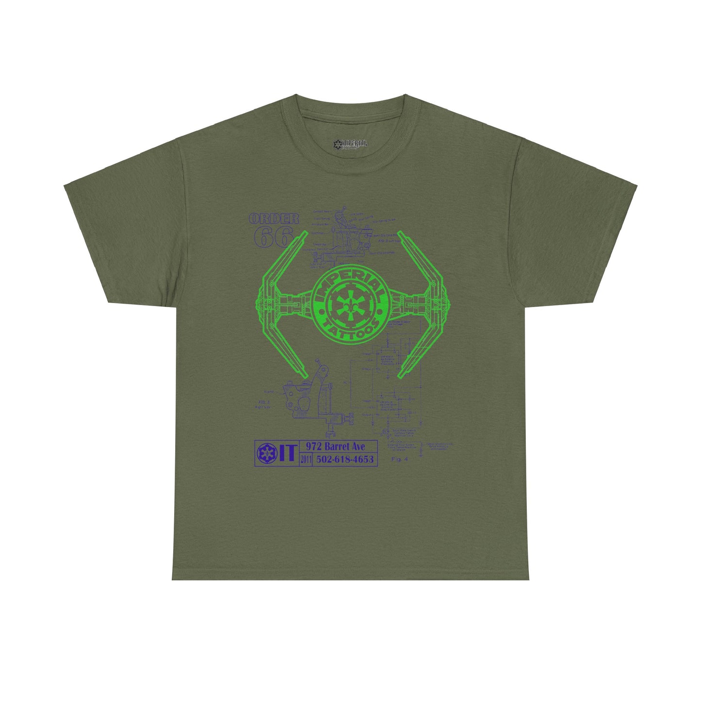 Schematic Green/Purple T-Shirt