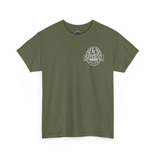 Imperial Tattoos Smokers T-Shirt WHITE print