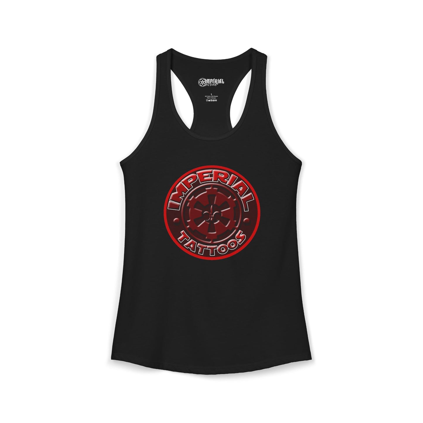 Women's Racerback Tank Imperial Tattoos 2016 COG RED