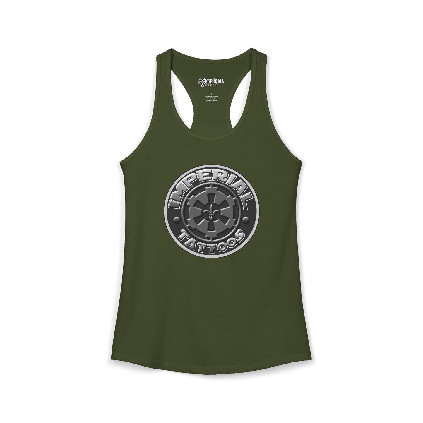 Women's Racerback Tank Imperial Tattoos 2016 COG GREY