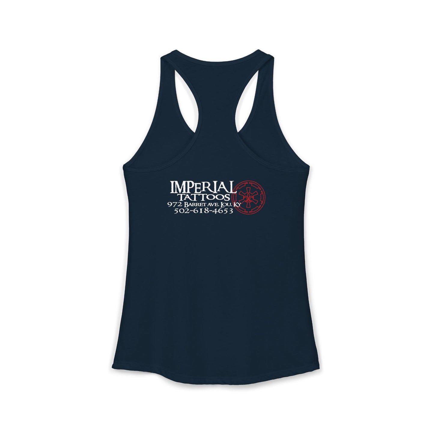 Women's Racerback Tank Imperial Tattoos 2014 COG RED
