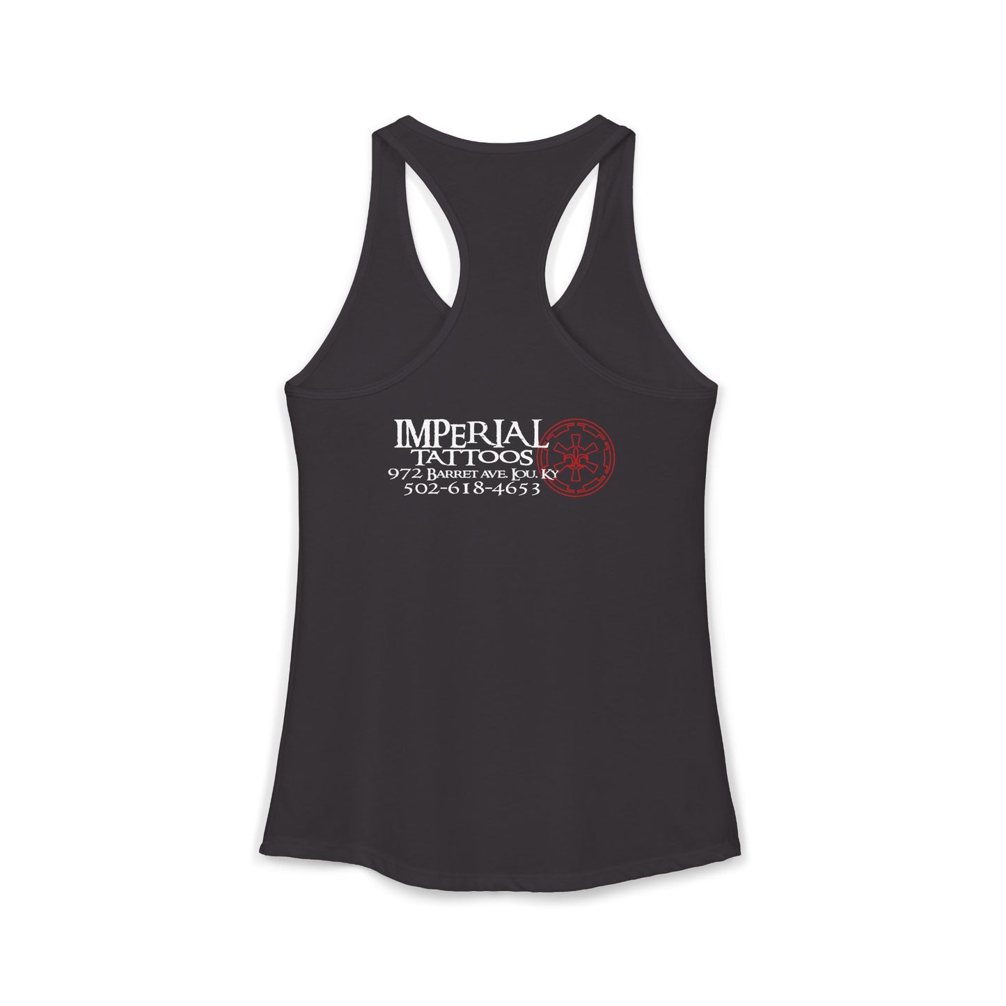 Women's Racerback Tank Imperial Tattoos 2016 COG GREEN